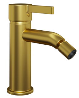 Смеситель для биде Paini Brera 74PJ304 матовое золото